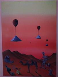Surrealist desert